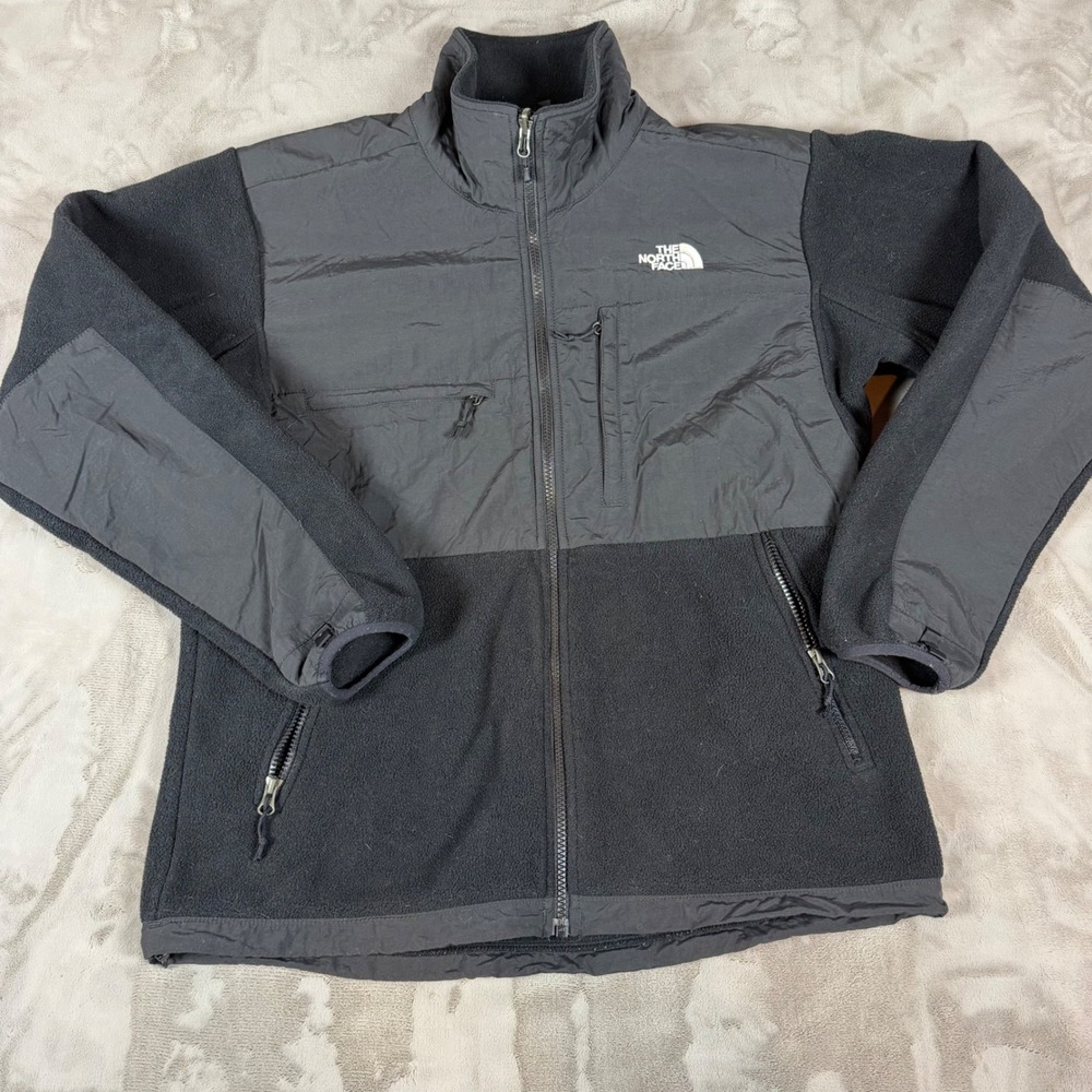 The North Face Denali Polartec Fleece Jacket Mens Medium Black Full Zip NF0A7UR2